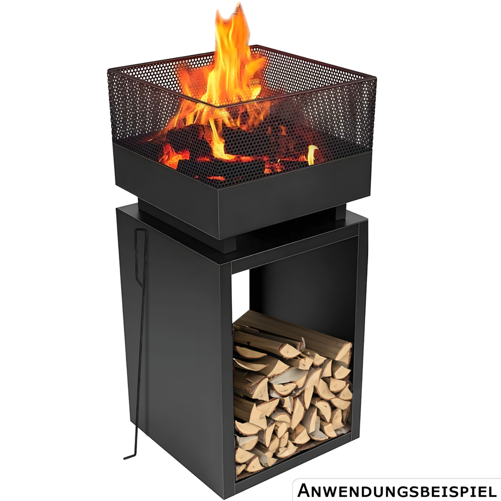 Feuerstelle "Don" 39 x 39 x 85 cm