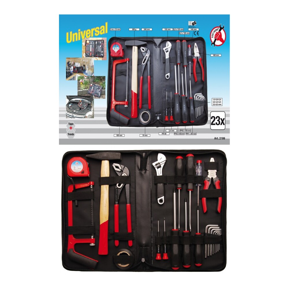 Werkzeugsortiment 23-tlg.