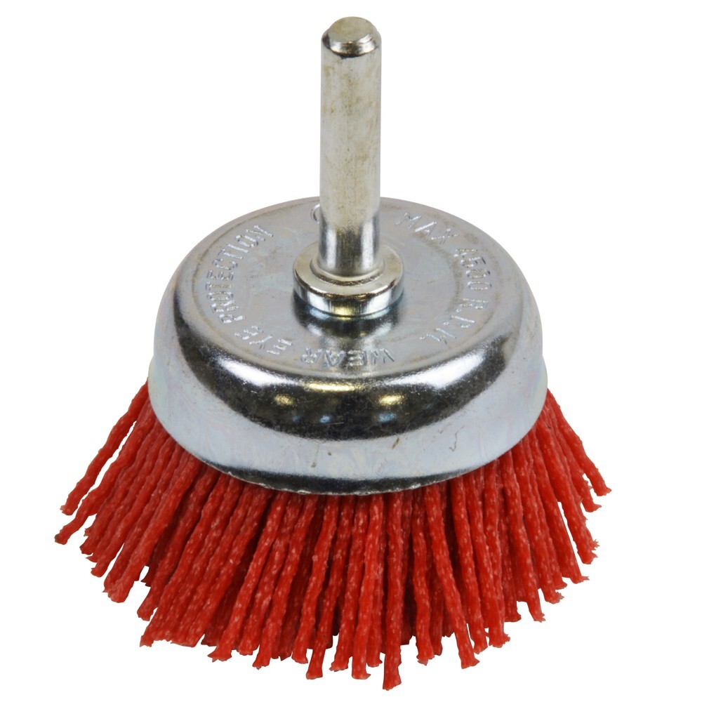 Topfb&uuml;rste Kunststoff hart &Oslash;50mm Nylonb&uuml;rste Kunststofftopfb&uuml;rste