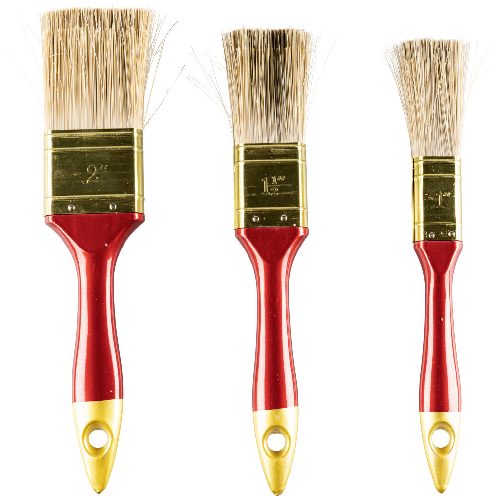 FISHBULL Flachpinsel Set Profiline 3-teilig in verschiedenen Gr&ouml;&szlig;en