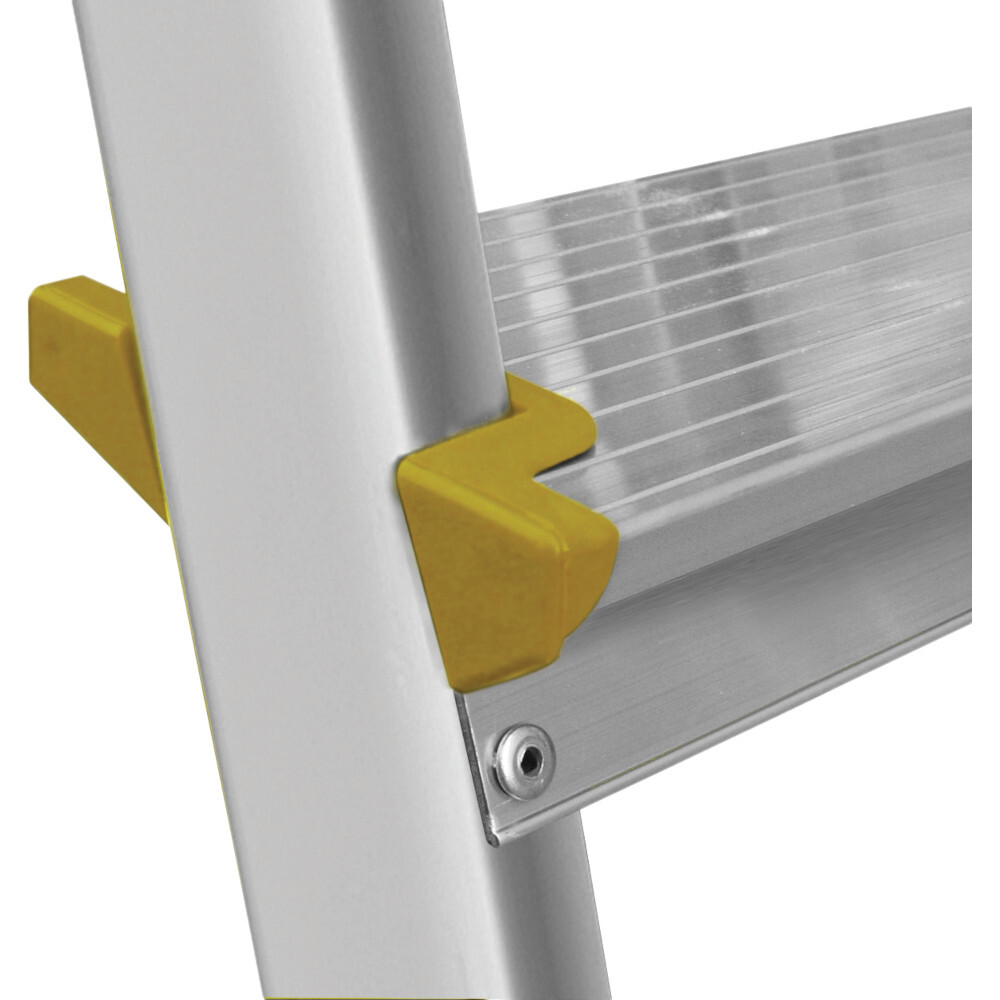 Stehleiter 3-stufig aus Aluminium mit 60 cm Halteb&uuml;gel image number 3