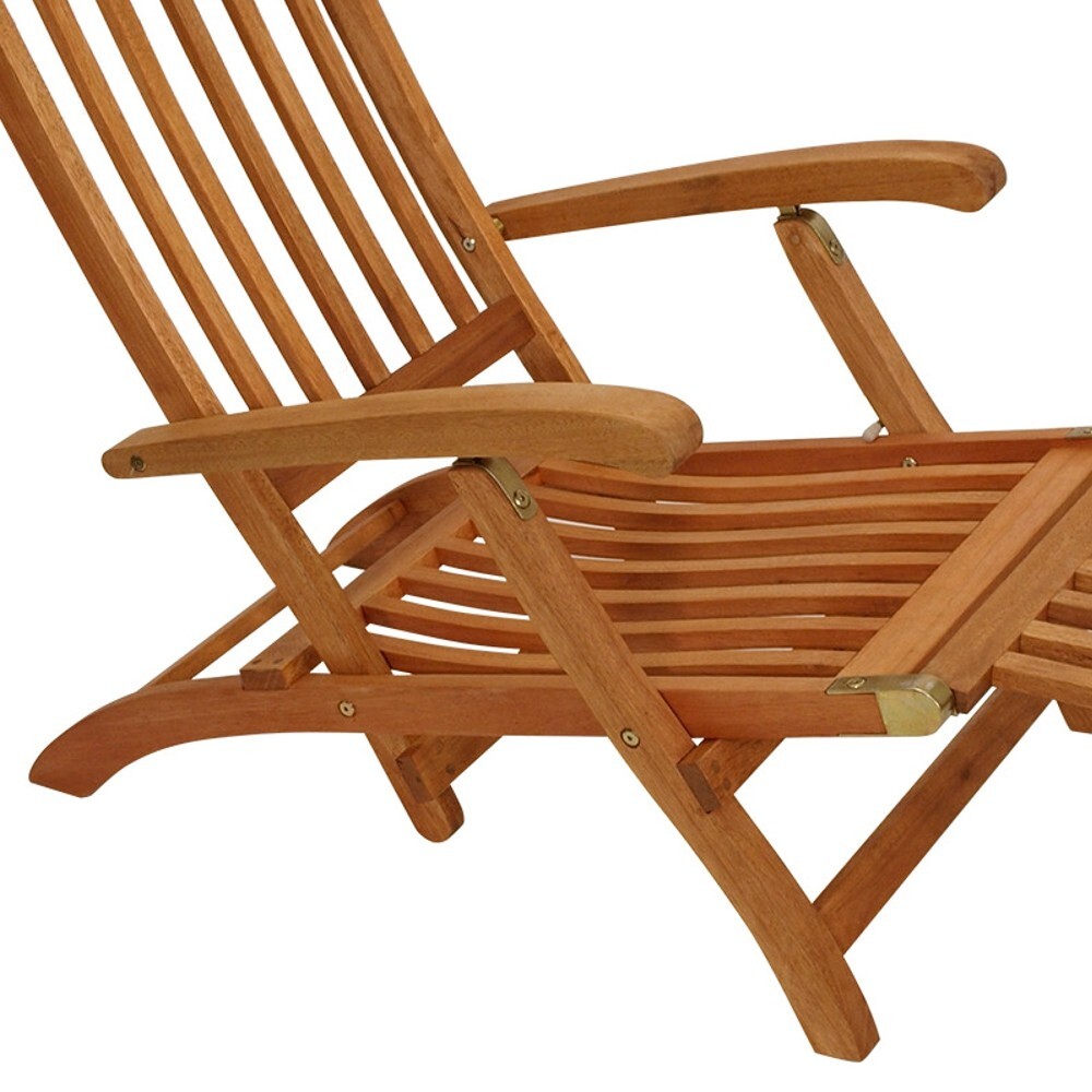 Gartenliege Maine, Eukalyptusholz ge&ouml;lt, image number 1