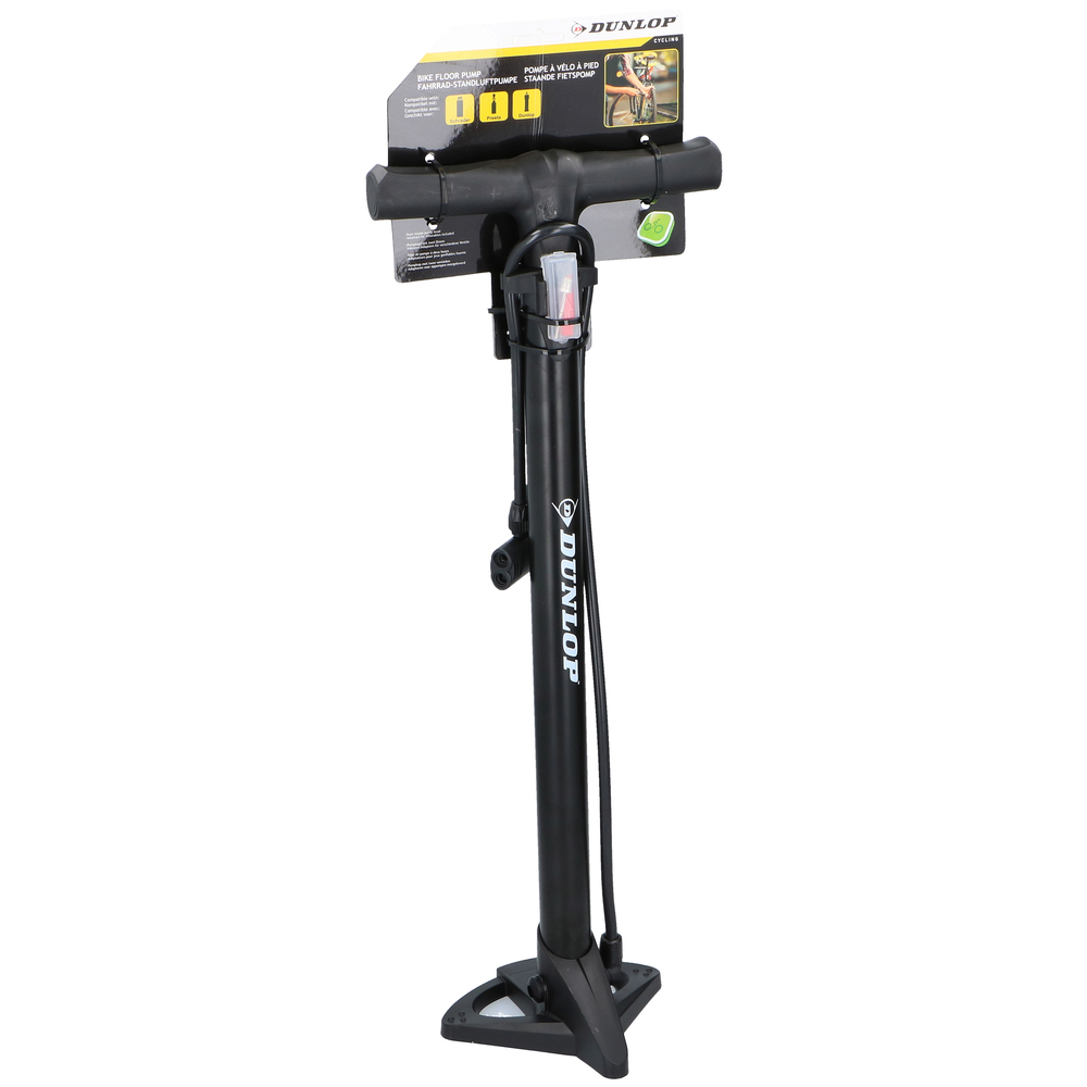 Dunlop Standpumpe aus Aluminium mit Zubeh&ouml;r