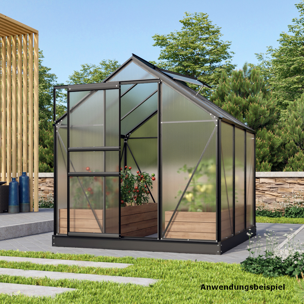 Vitavia Gew&auml;chshaus "Venus" 3800 HKP 4 mm schwarz image number 1