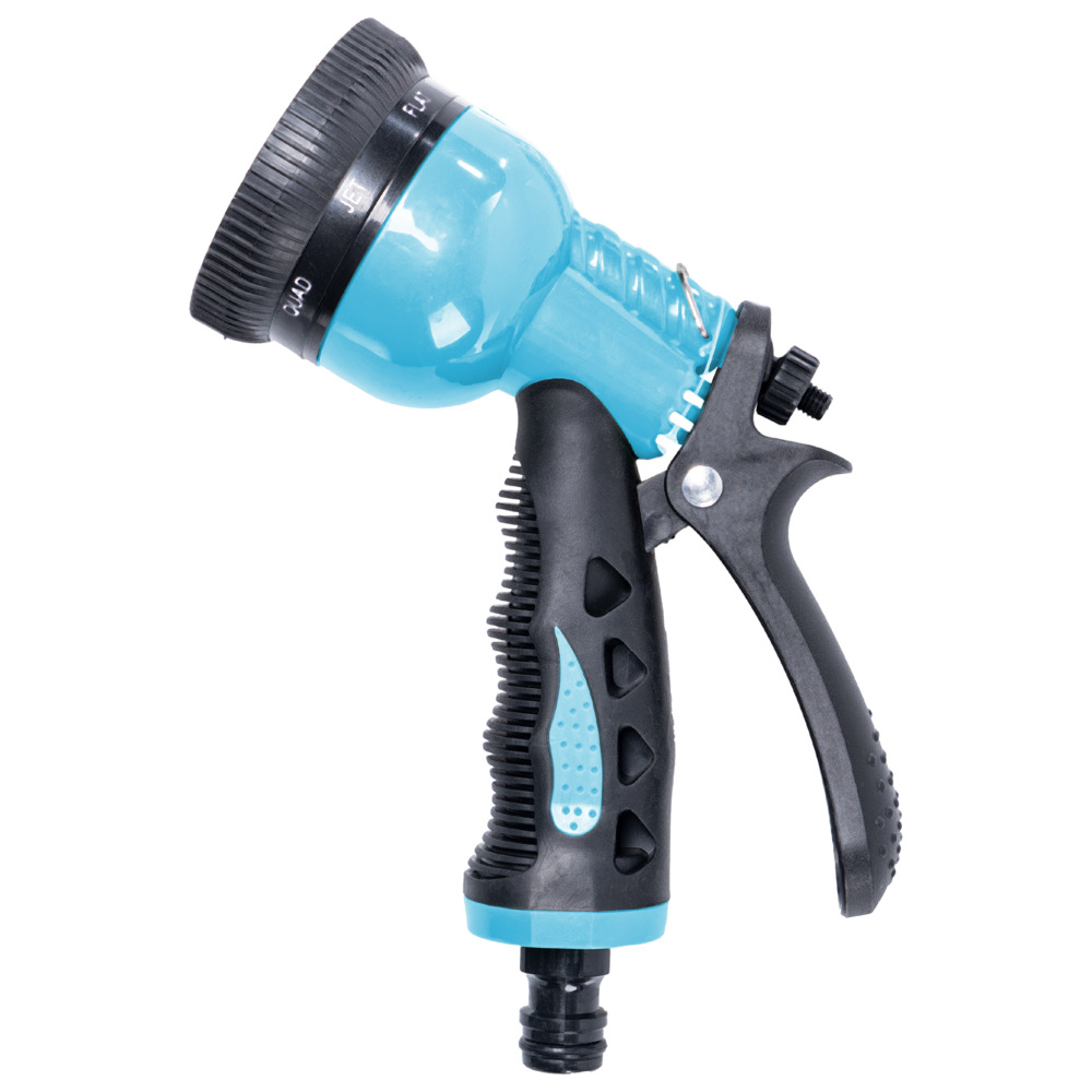 Gartenbrause 8 Spr&uuml;hfunktionen blau/schwarz Kunststoff image number 1