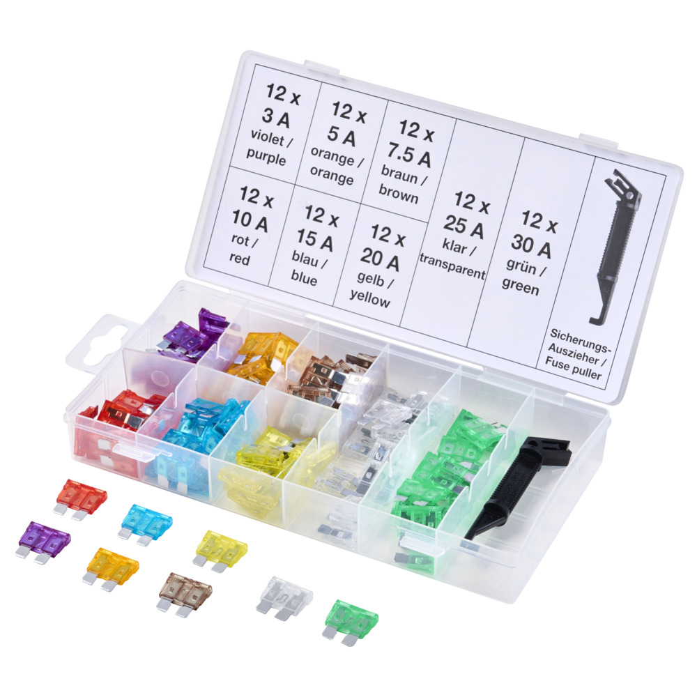 KFZ Sicherungssortiment 97-teilig image number 1