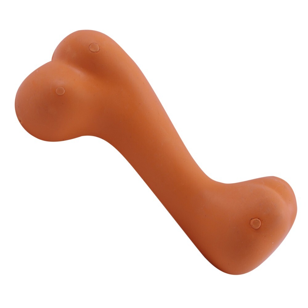 Hundespielzeug Knochen 14 cm Naturgummi schwimmend
