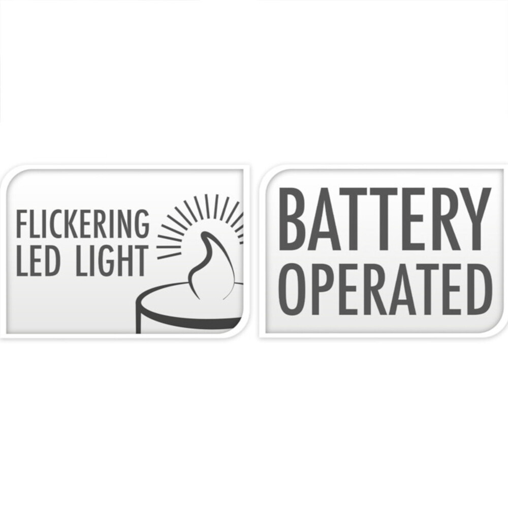 LED-Teelichter 4er Set wei&szlig; mit Flackereffekt image number 2