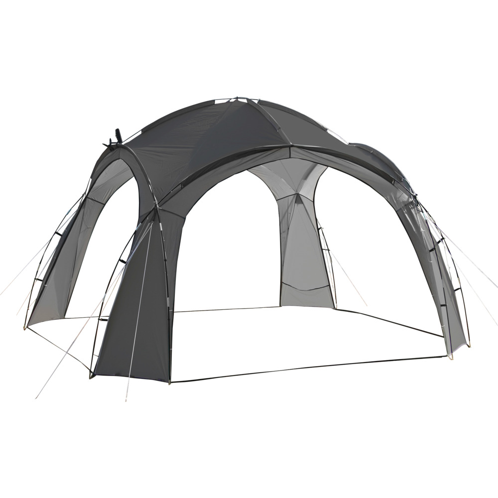 Pavillon TICINO 350 x 350 x 230 cm grau