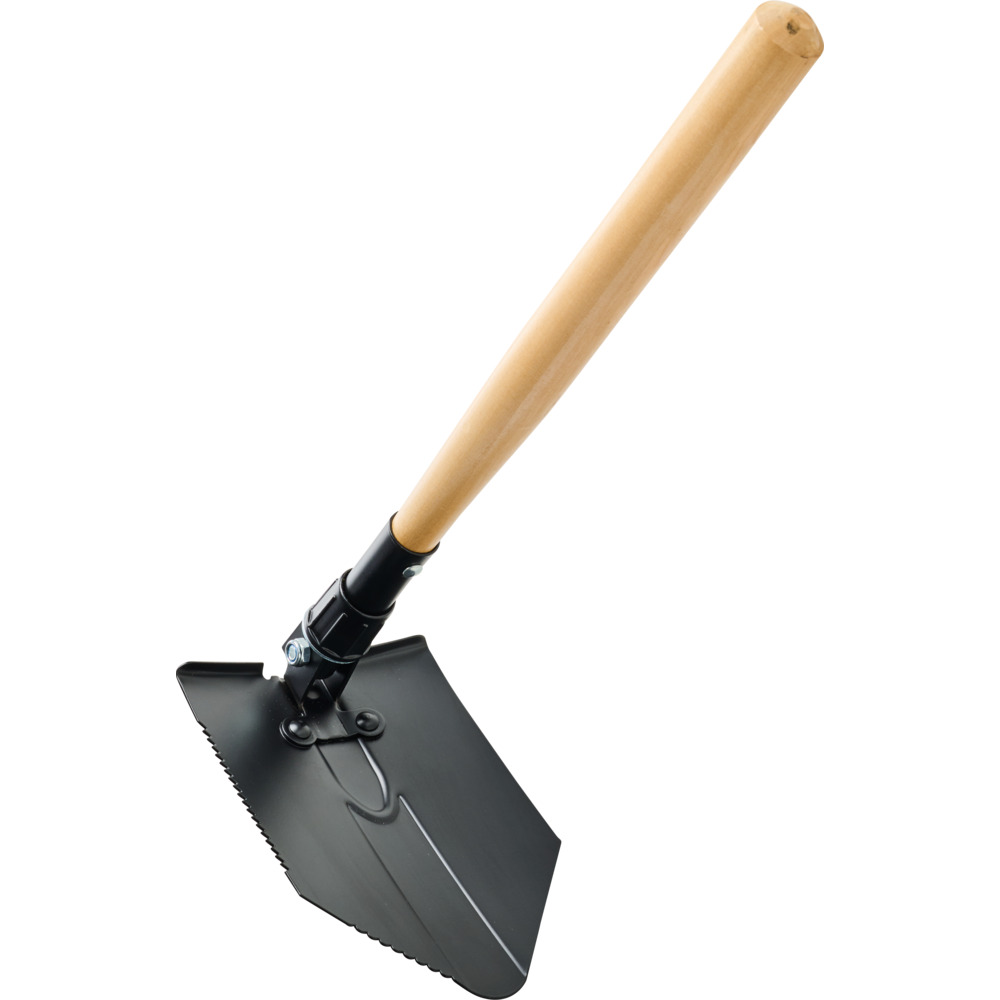 Klappspaten L&auml;nge 625 mm mit Holzstiel image number 2