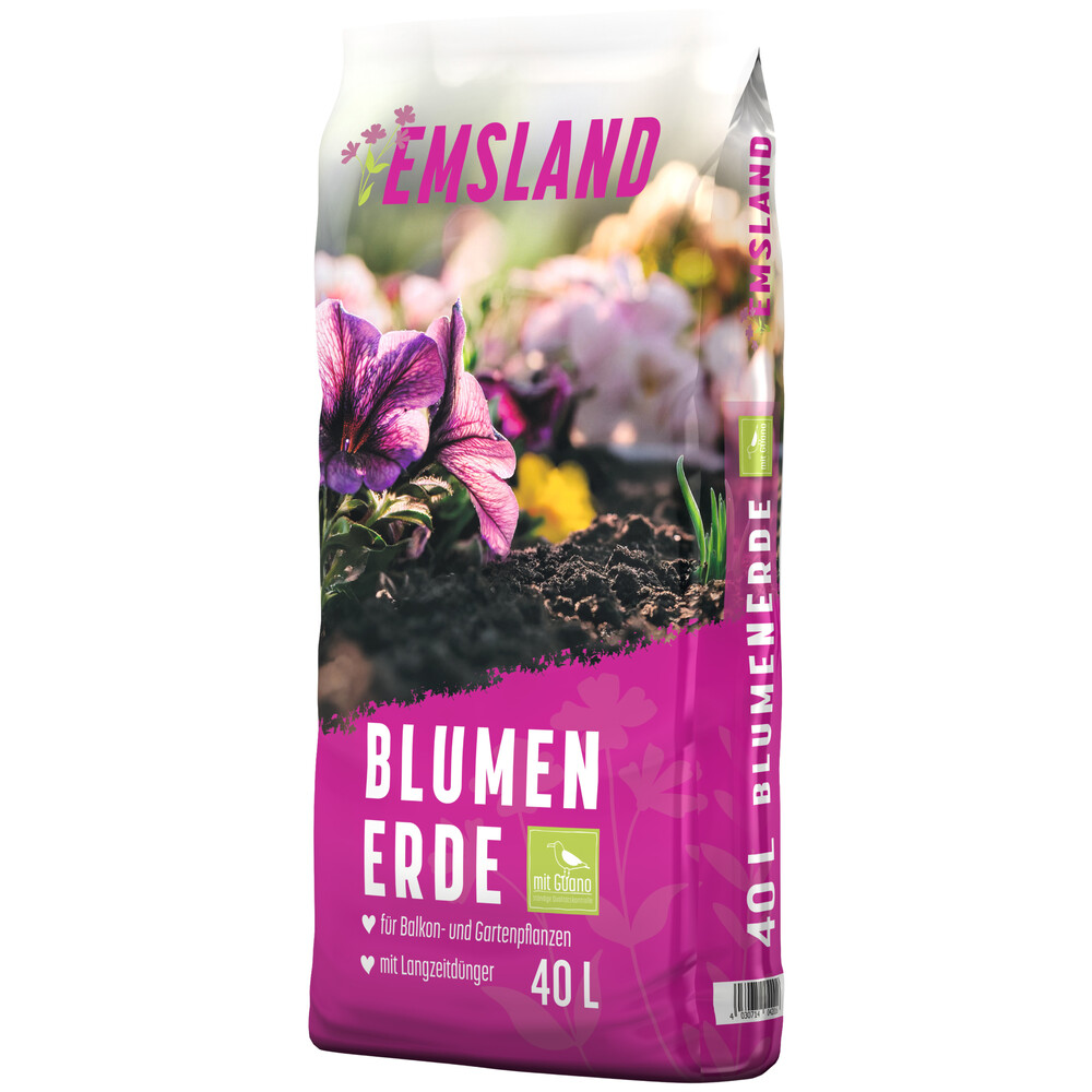 Emsland Blumenerde mit Guano 40 Liter