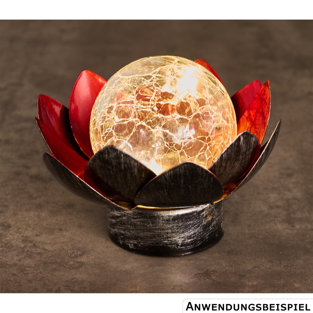 LED-Solar-Lotusblume &Oslash; 15 x 10 cm image number 3