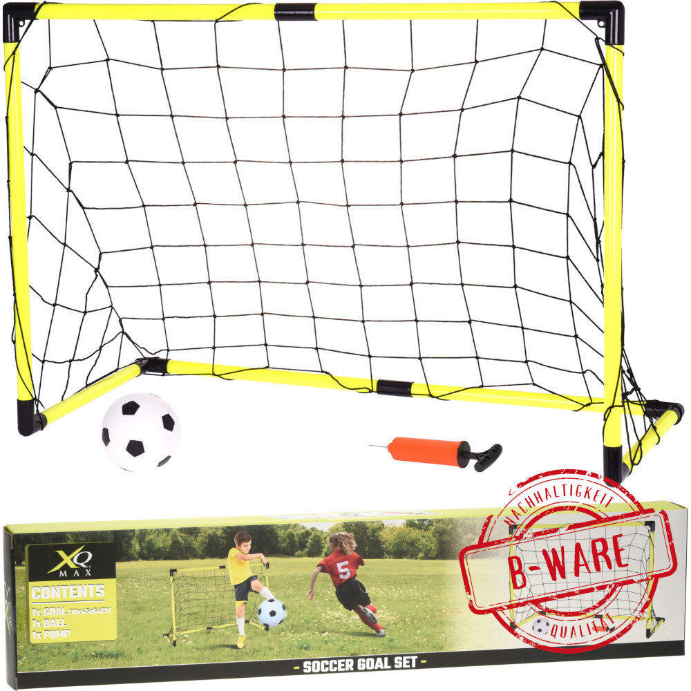 Fu&szlig;balltor-Set 3-teilig mit Fu&szlig;ball und Pumpe - B-Ware