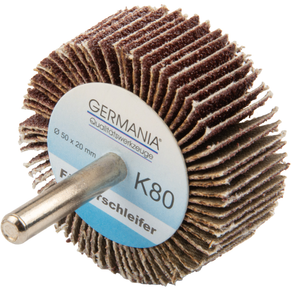 GERMANIA&reg; F&auml;cherschleifer &Oslash; 50 x 20 mm K80