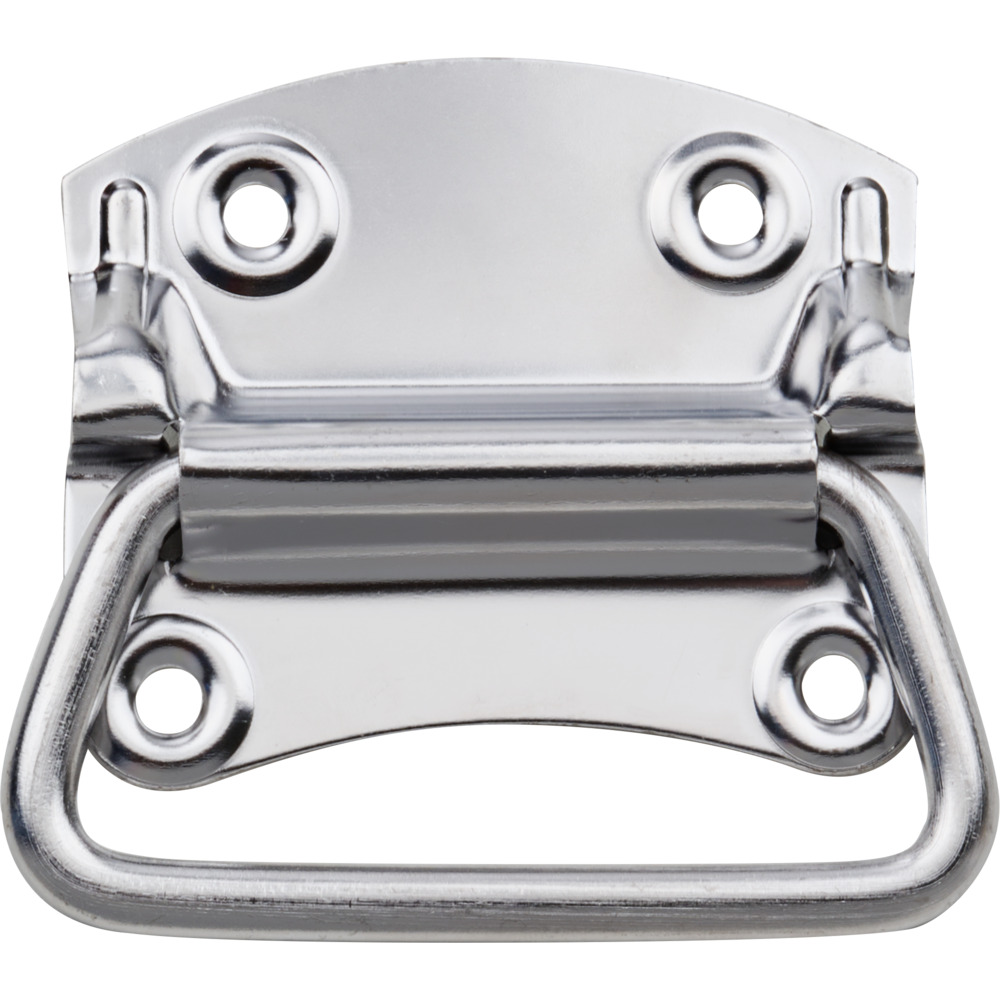 Kistengriff 92 mm aus Edelstahl mit 4 Schraubl&ouml;chern