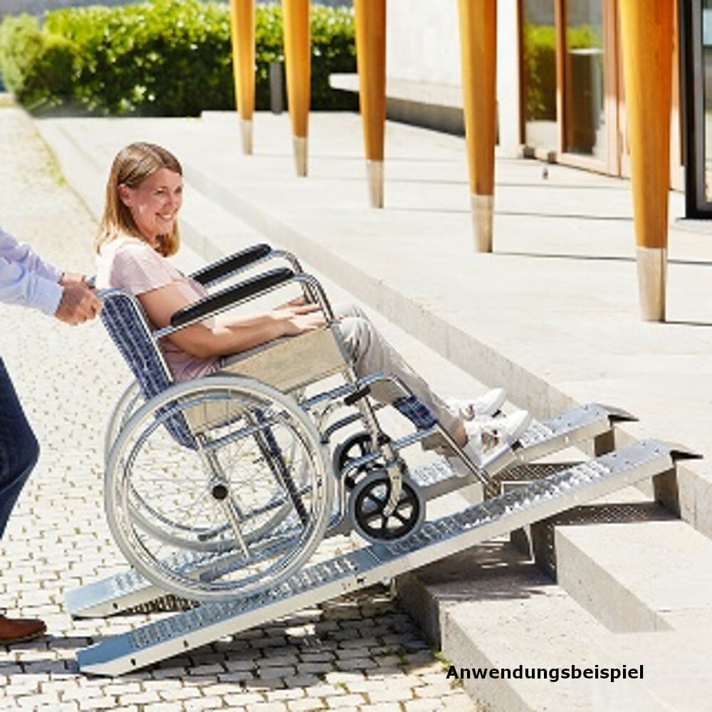 Auffahrrampe, faltbare Laderampe 2er Set