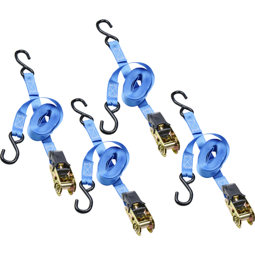 GERMANIA&reg; Zurrgurt-Set 250 kg 5m/25mm 4 St&uuml;ck