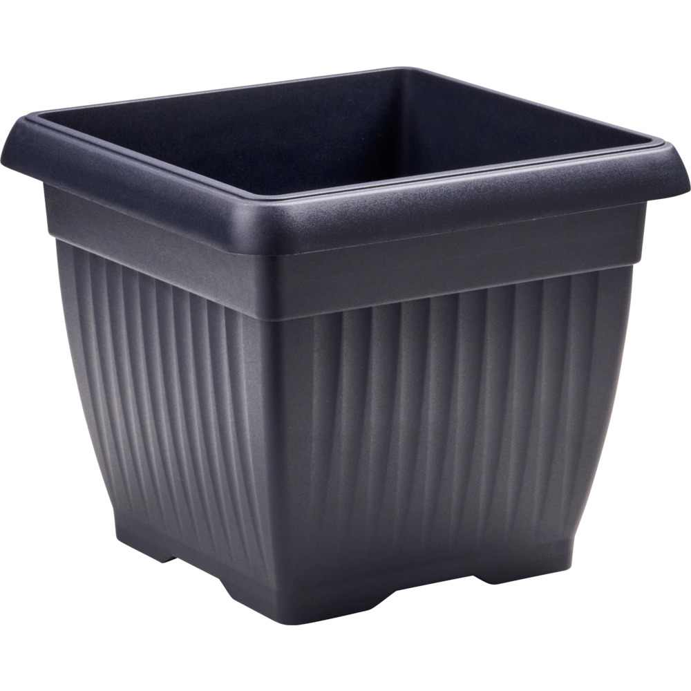 Prosperplast Blumentopf Terra eckig 30 x 30 cm in Anthrazit