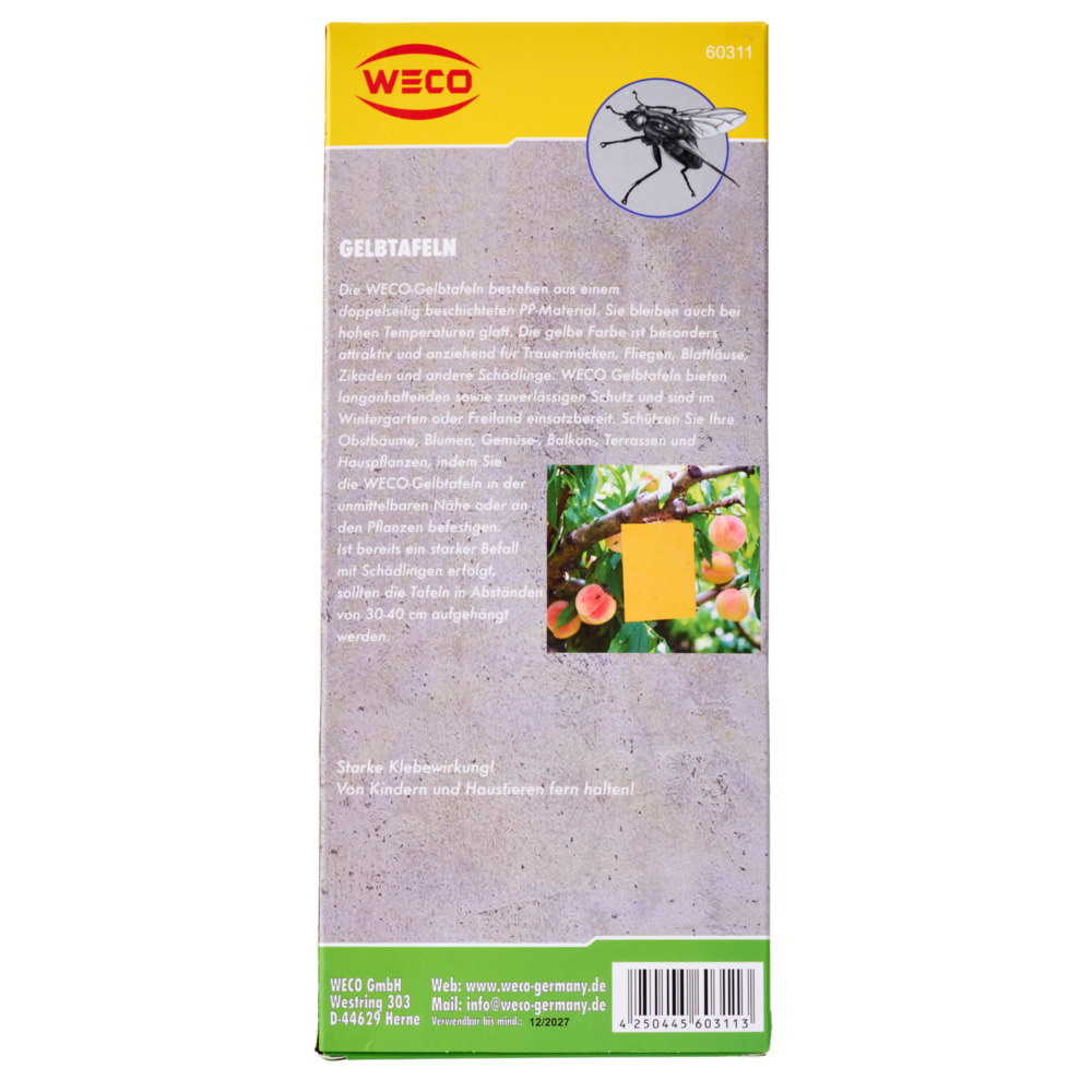 Gelbtafeln 6er Set inkl. Bindedraht image number 2