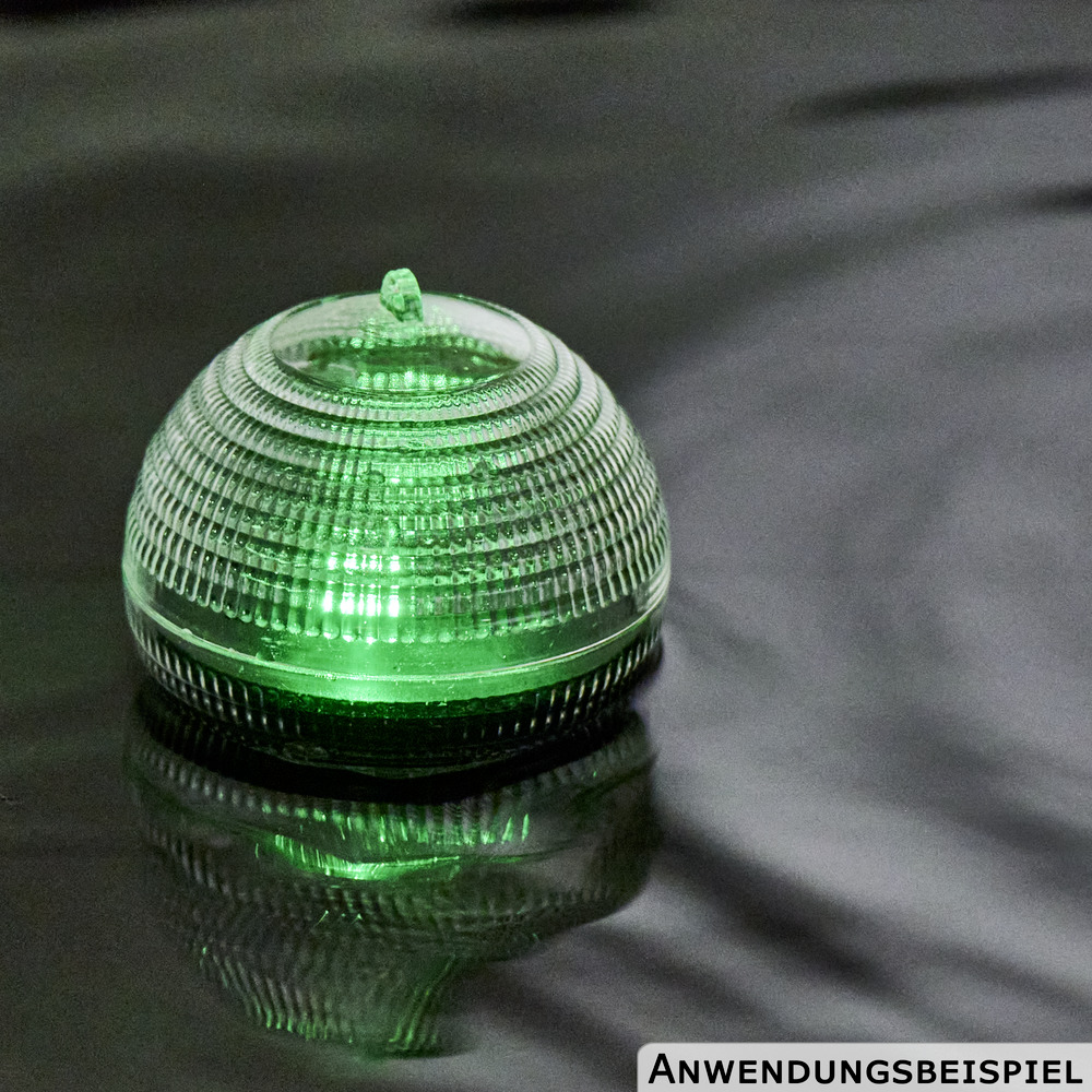 LED Solar Schwimmkugel &Oslash; 8 cm aus Kunststoff mit Farbwechsel image number 7