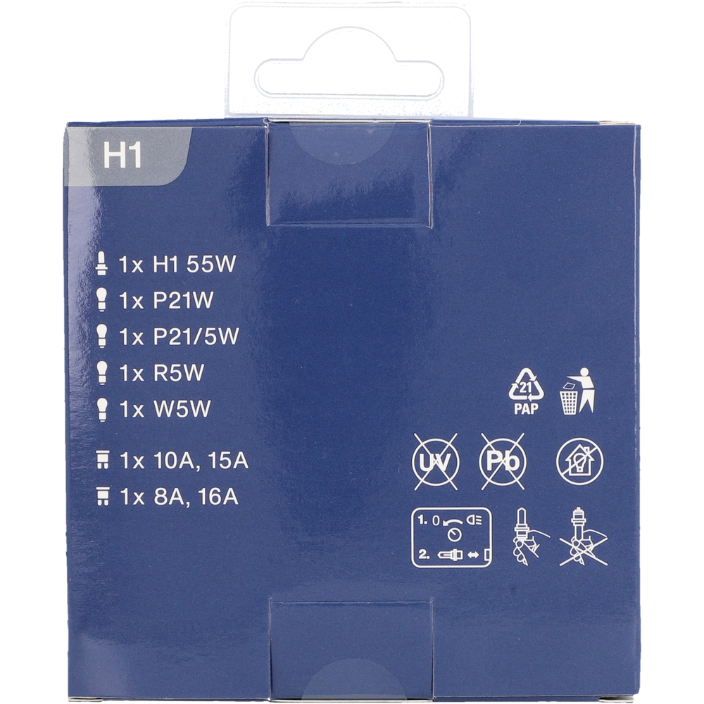 KFZ-Lampenersatzset 9-teilig H1 12 Volt image number 2