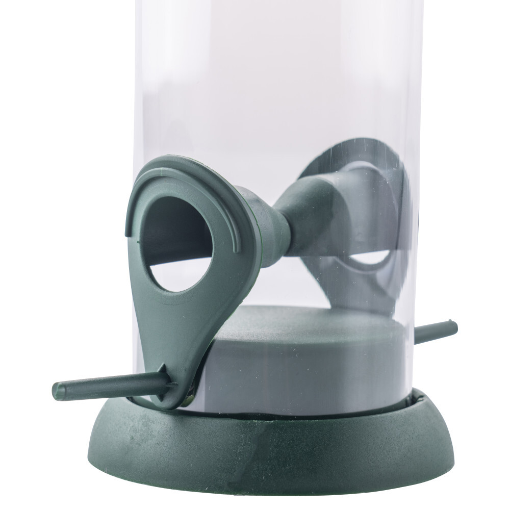 Vogelfutterstation Kunststoff 8,4x8,4x21 cm mit B&uuml;gel image number 2