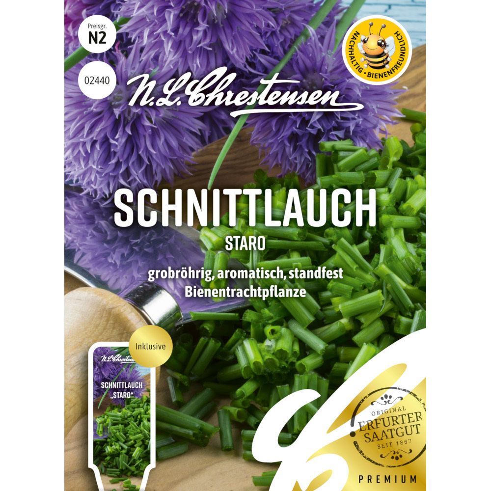 Saatgut Schnittlauch mehrj&auml;hrig f&uuml;r ca. 3-4 laufende Meter