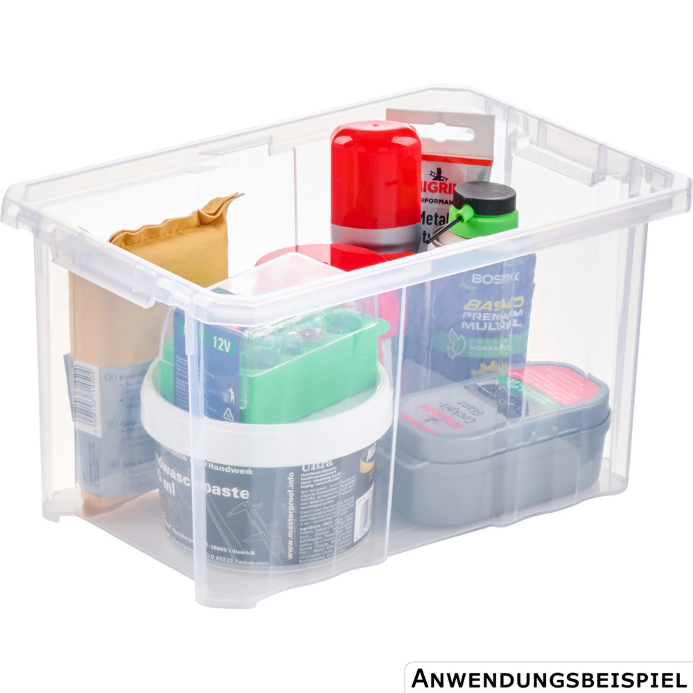 Aufbewahrungsbox 6 Liter, 30 x 20 x 16,5 cm, transparent image number 4