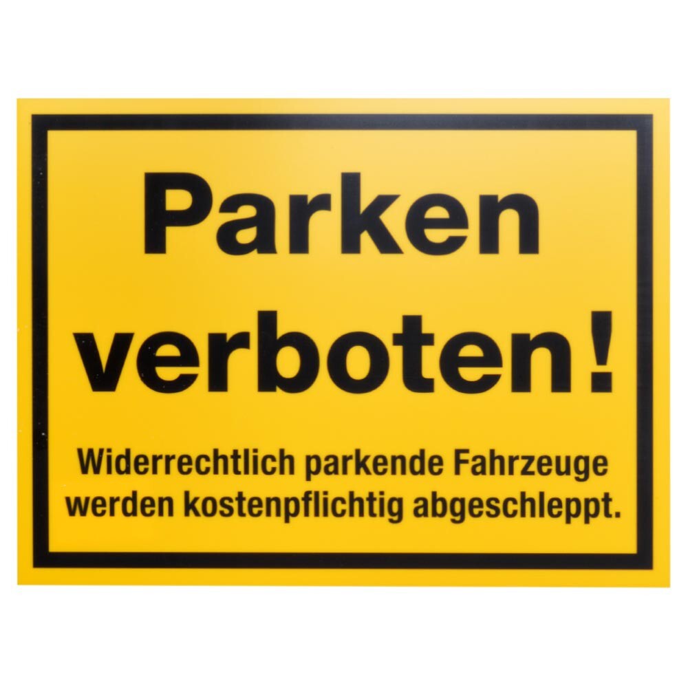 Schild Parken verboten 400 x 300 mm