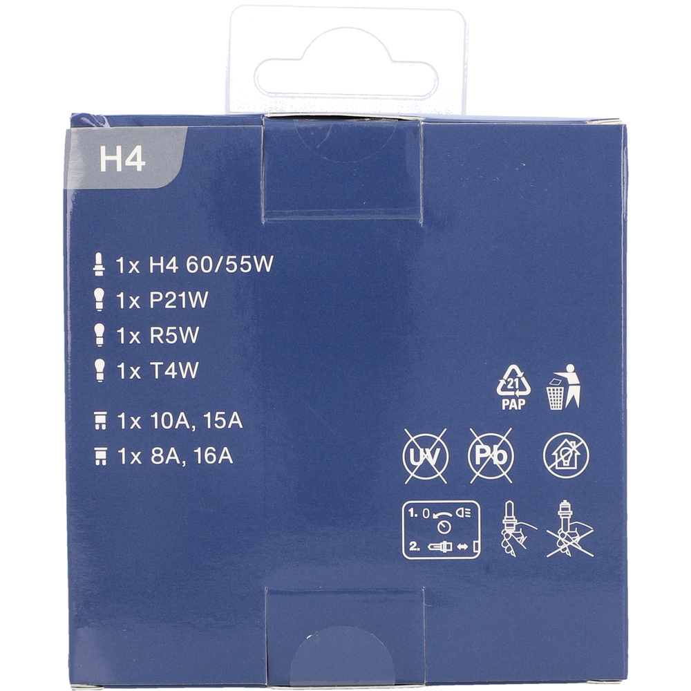 KFZ-Lampenersatzset 12V H4 8-teilig image number 2