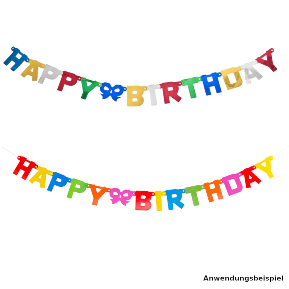 Partykette Happy Birthday 1,5 m image number 1