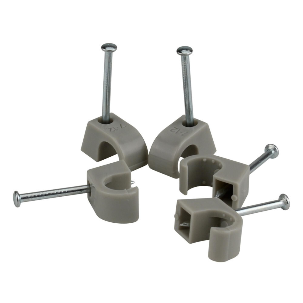 Express-Schellen 7 - 12 mm 200 St&uuml;ck grau