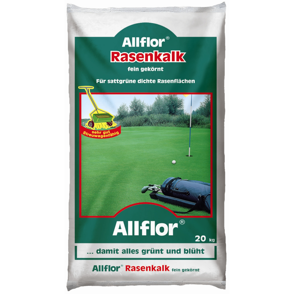 Rasenkalk 20 kg f&uuml;r einen sattgr&uuml;nen Rasen