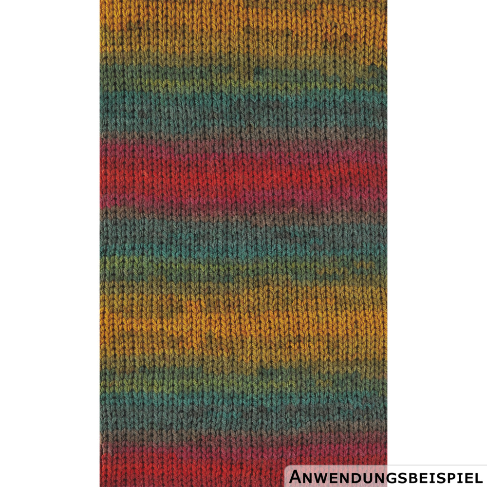 Papagallo Garn 100 g kupfer-rot-gr&uuml;n image number 1