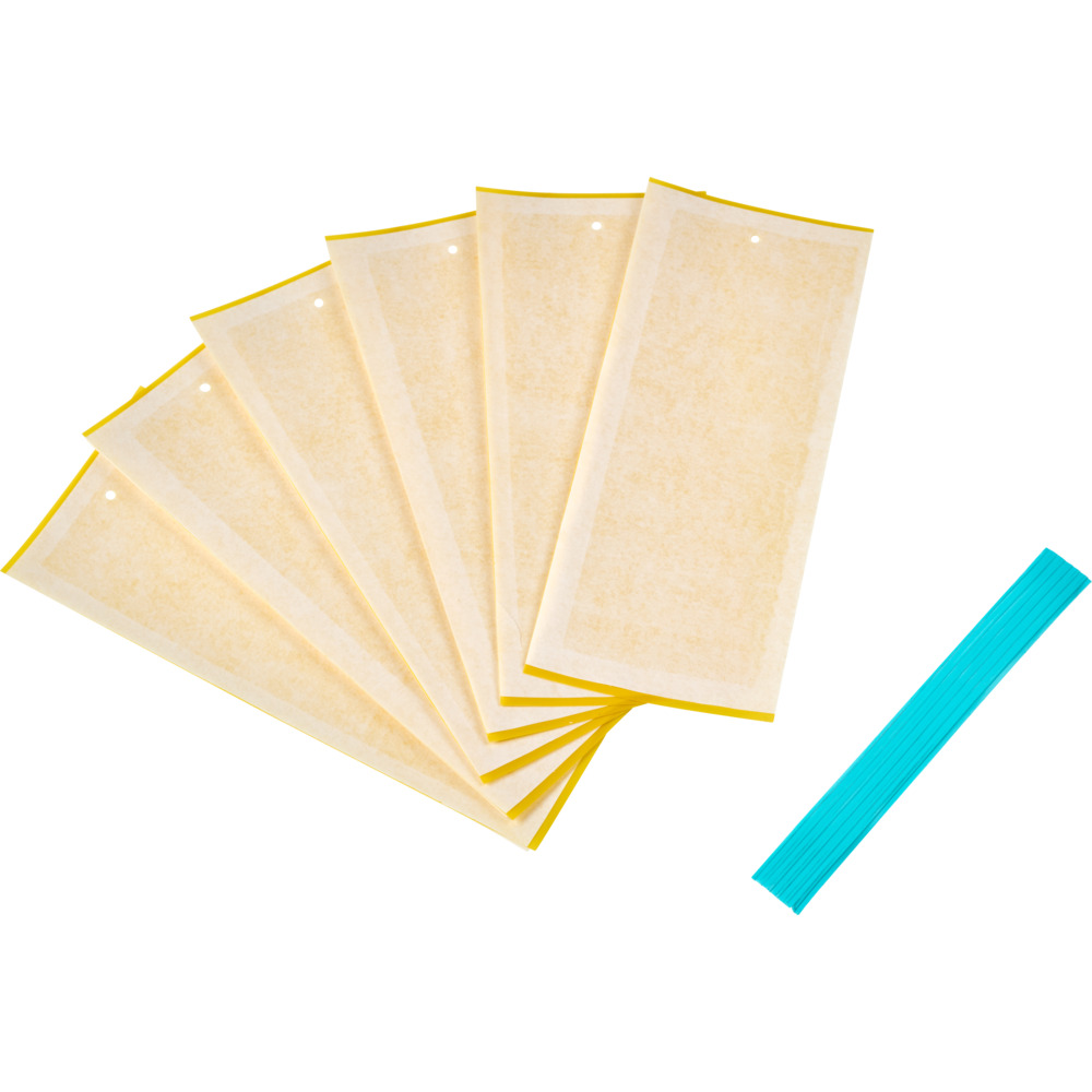 Gelbtafeln 6er Set inkl. Bindedraht image number 1