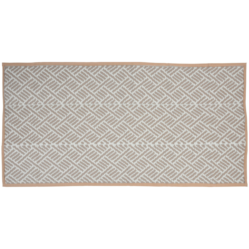 Camping-Bodenmatte 90 x 180 cm mit Tragegriff aus Kunststoff in Beige image number 1