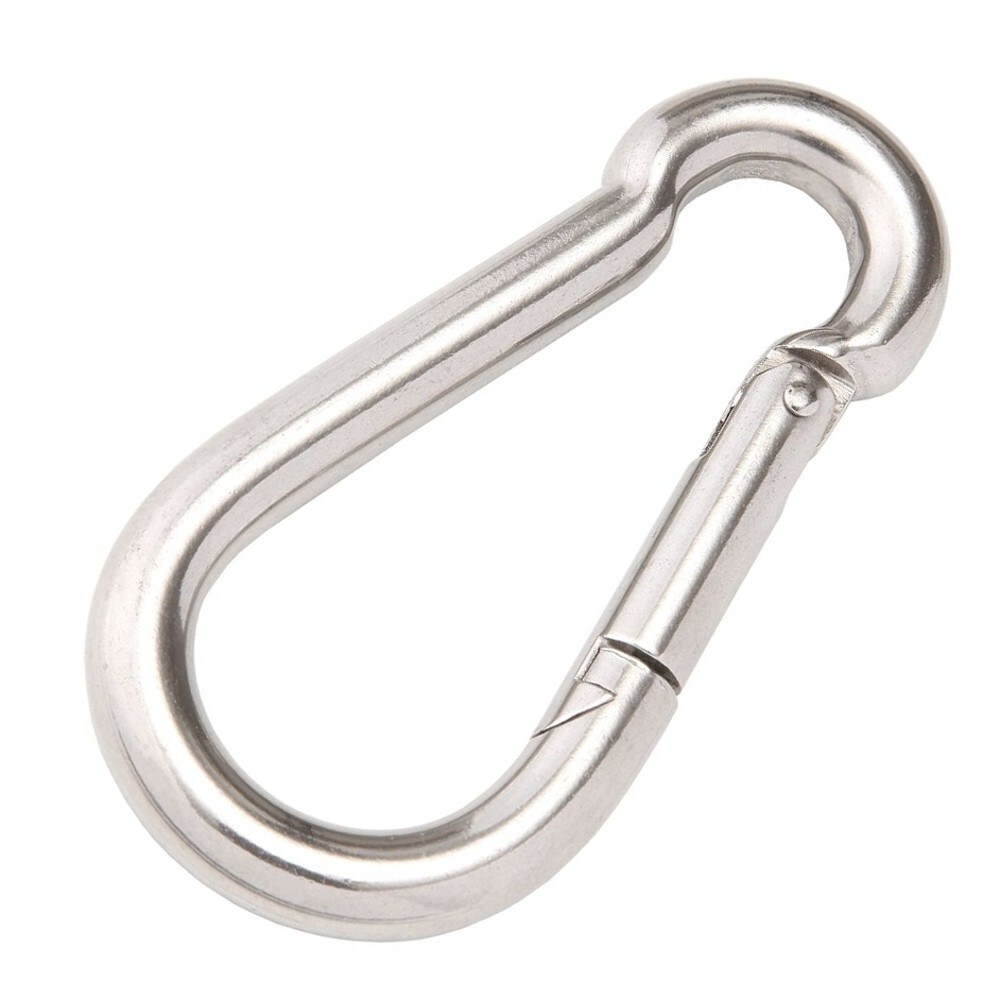 Karabiner 8 x 80 mm Edelstahl Belastbarkeit 230 kg