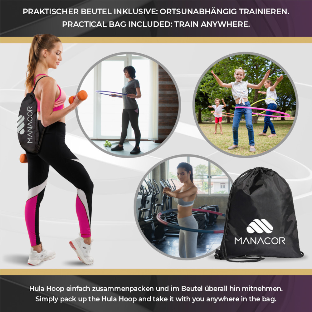 Fitness-Reifen Macacor in Lilapink, inklusive Zubeh&ouml;r image number 4
