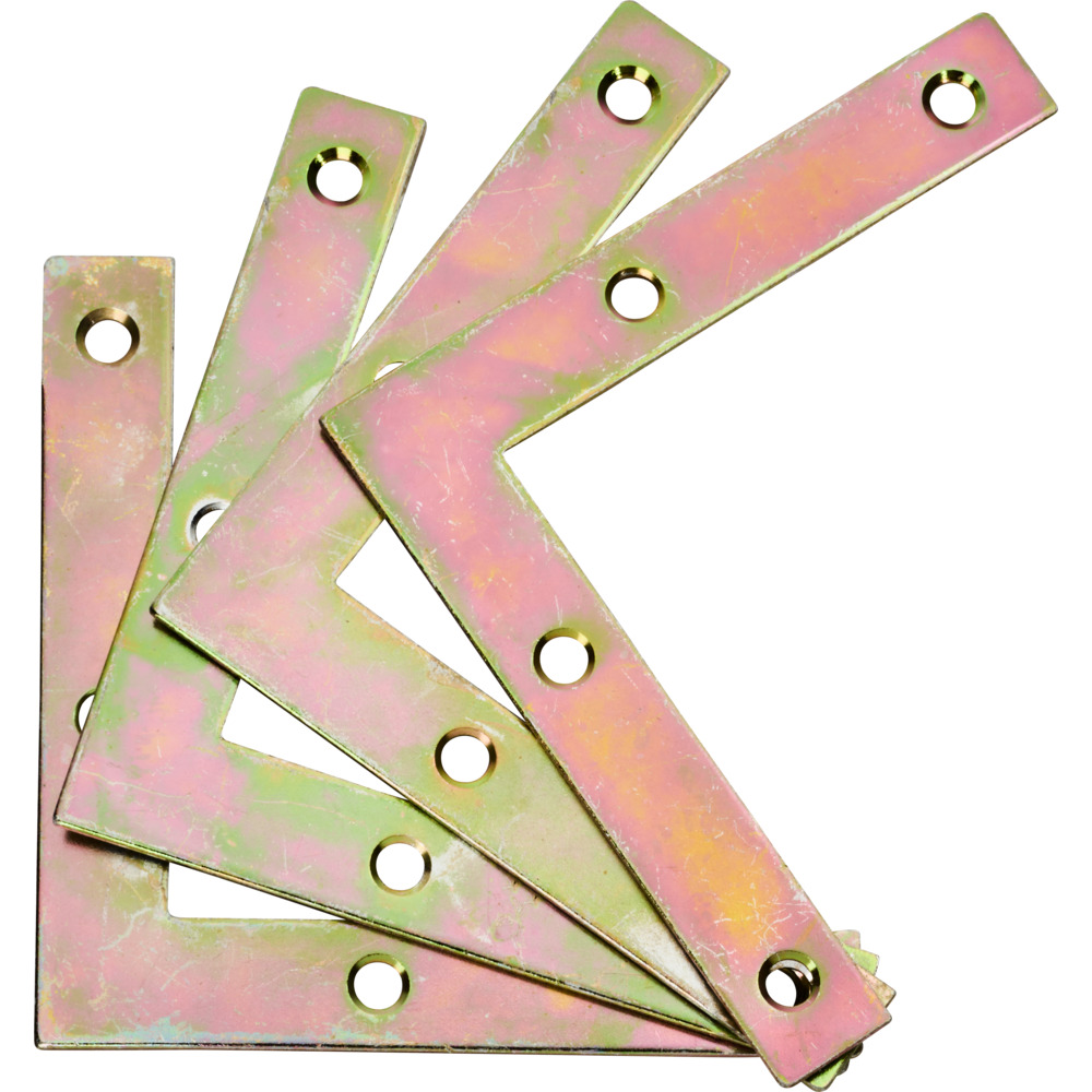 Flachwinkel-Set 75 x 75 mm 4 St&uuml;ck