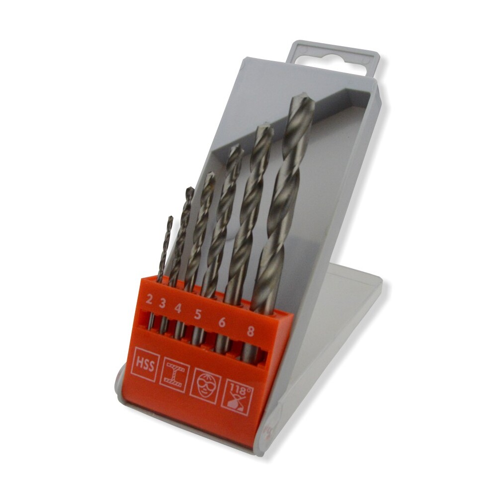 HSS Bohrerkassette 6-teilig geschliffen