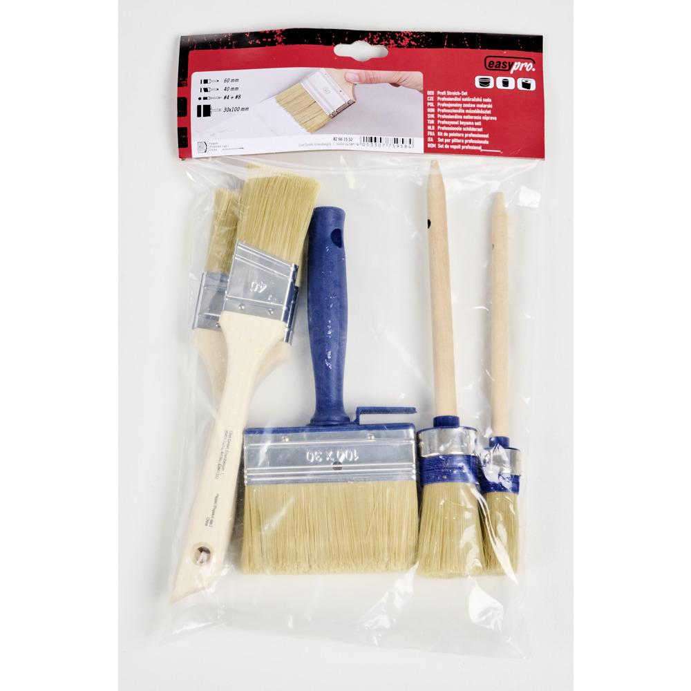 Pinsel Universal Set 5-teilig mit PET Borsten image number 1