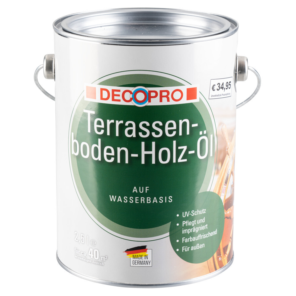 DECOPRO Terrassenboden Holz&ouml;l 2500 ml in douglasie