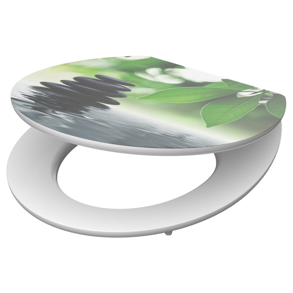 WC-Sitz MDF High Gloss Absenkautomatik Oasis image number 3