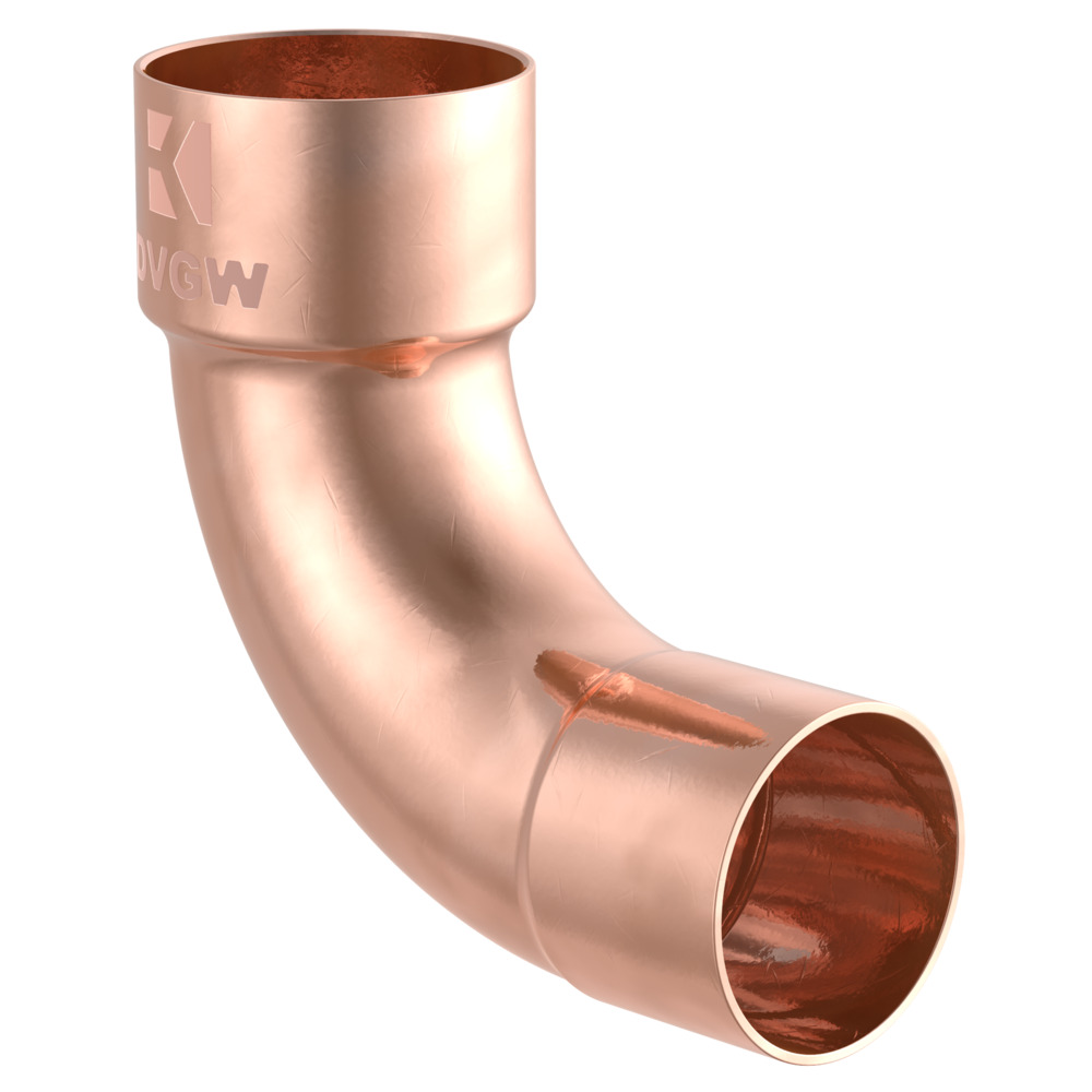 Bogenmuffe 90&deg; Kupfer-L&ouml;tfitting 18 mm - Nr. 5001a