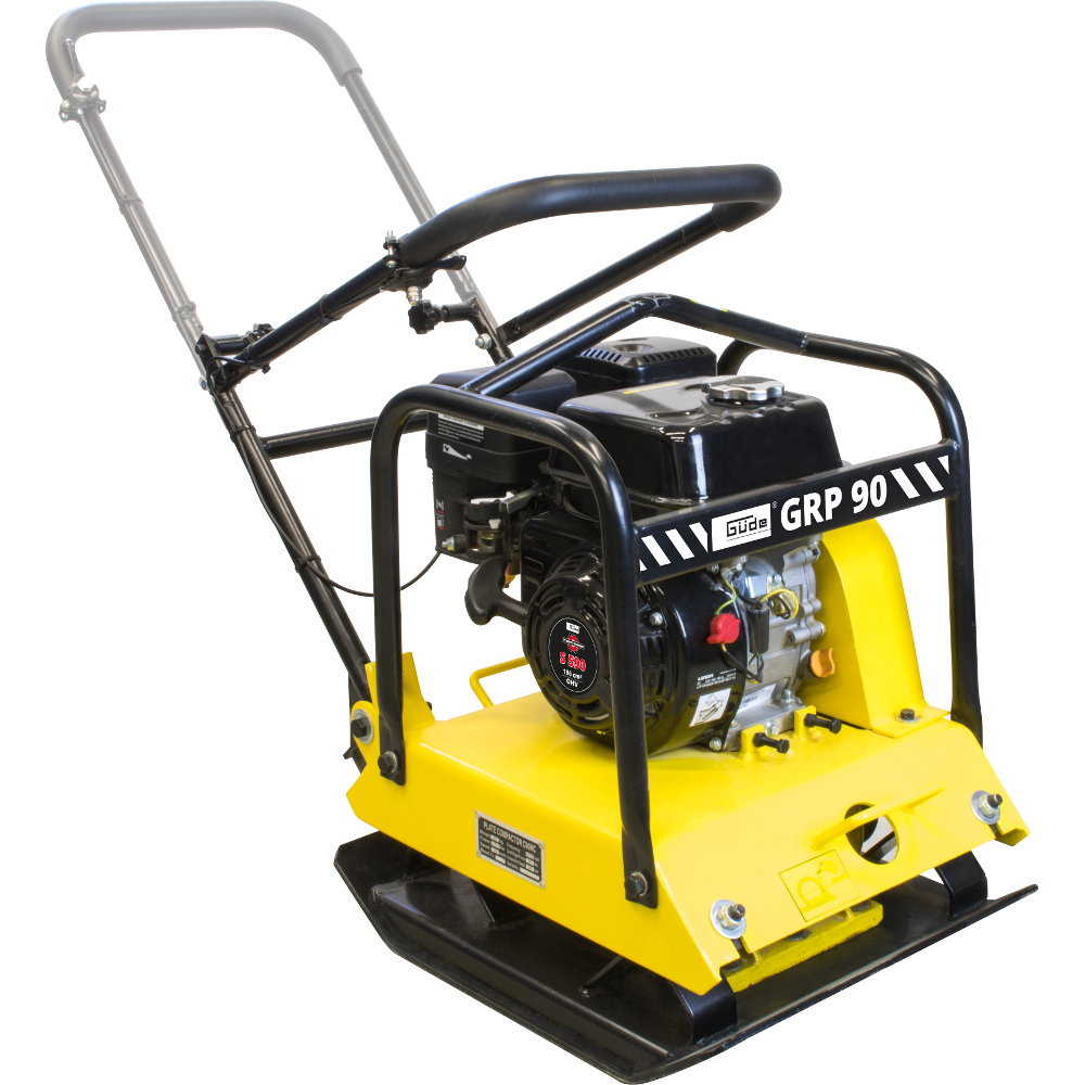 G&uuml;de&reg; R&uuml;ttelplatte GRP 90 4-Takt Benzin mit 4,1 KW Motorleistung f&uuml;r Pflaster- und Ausbesserungsarbeiten image number 1