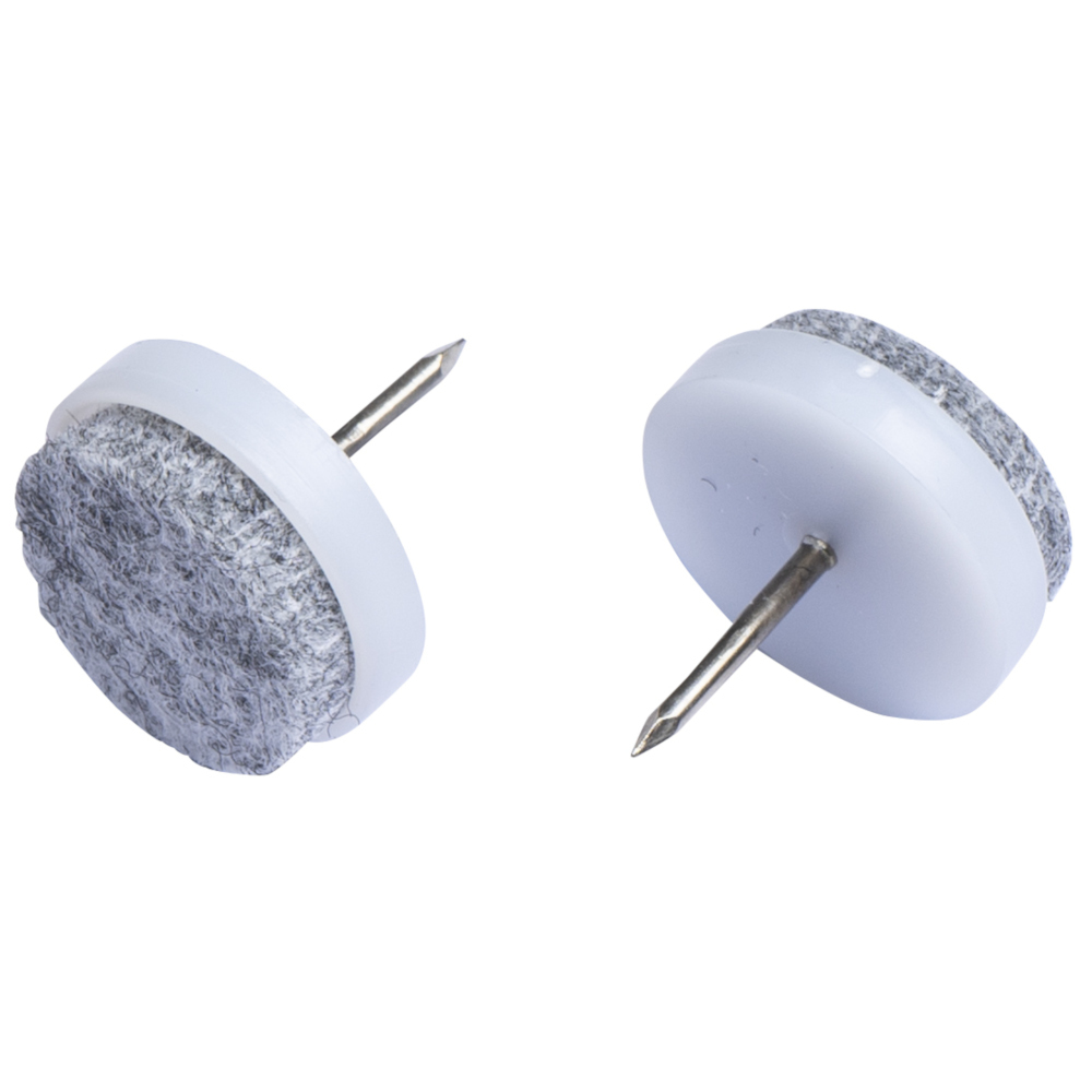 FISHBULL Filzgleiter rund mit Nagel &Oslash; 20 mm, 4 St&uuml;ck