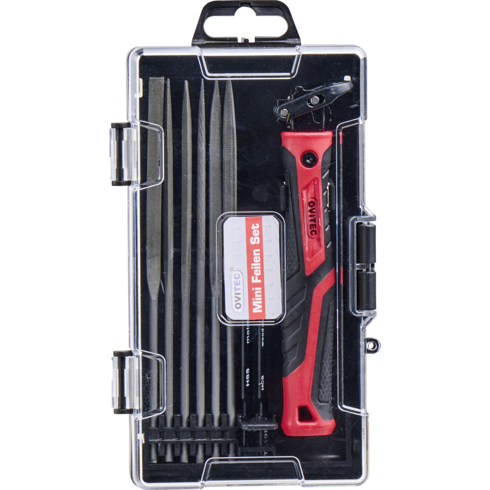 Mini-Feilen-Set mit 8 Schnellverschluss Wechselaufs&auml;tzen image number 2