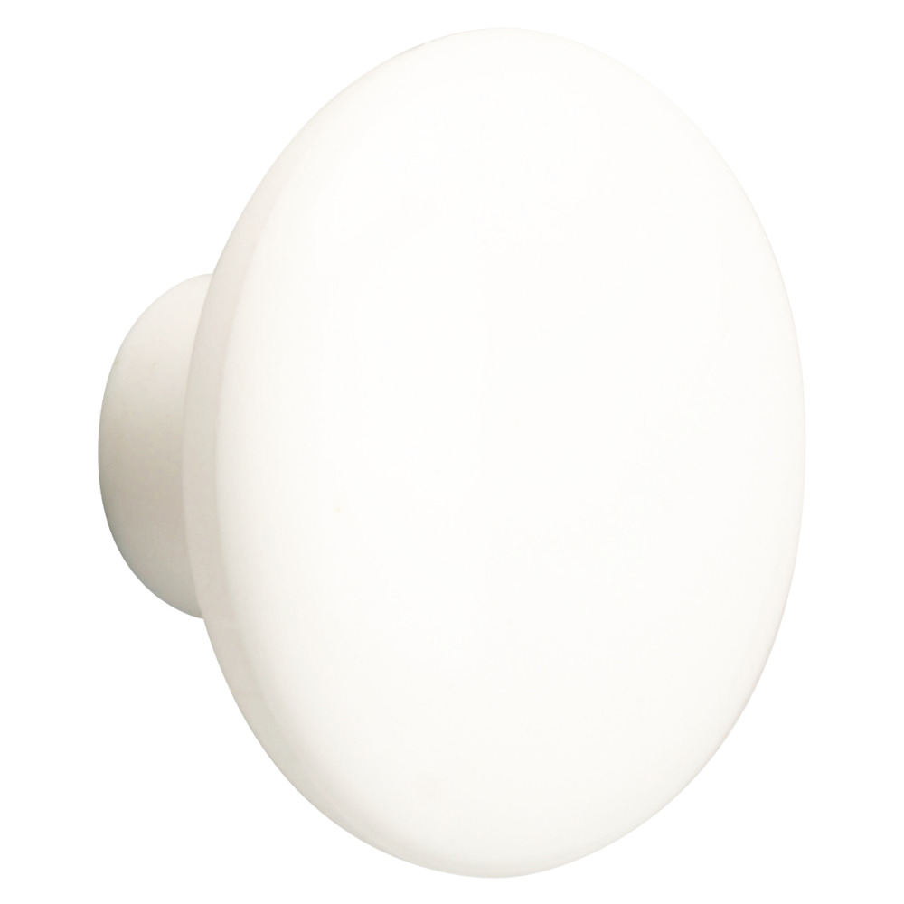 M&ouml;belknopf 40 mm aus Kunststoff in Wei&szlig;