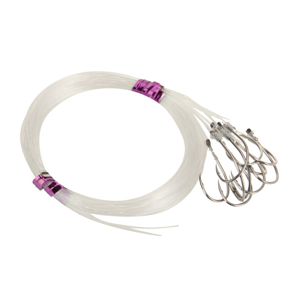 Angelschnur Haken Set Gr.16 20-teilig, 110 cm transparent