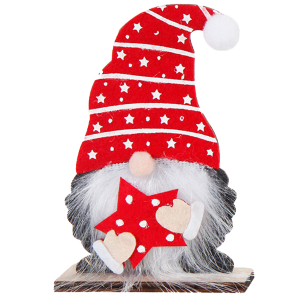 Standdeko Zwerg 12 cm aus Filz in verschiedenen Ausf&uuml;hrungen image number 4